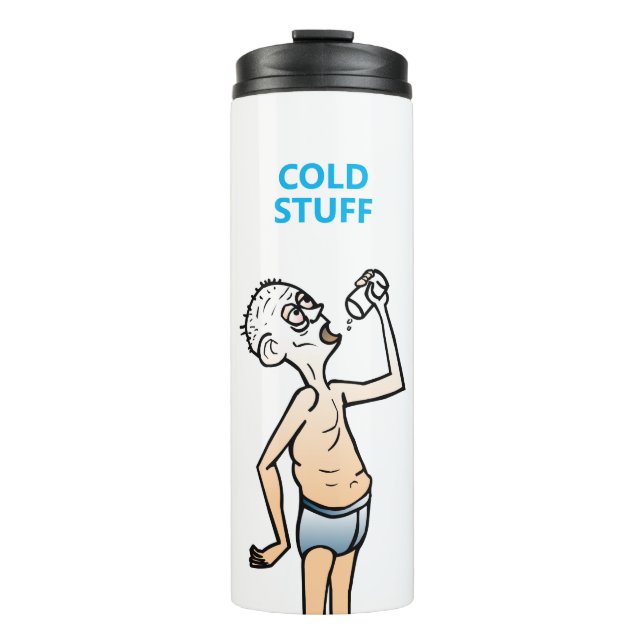 Thirsty Man Thermal Tumbler (Front)
