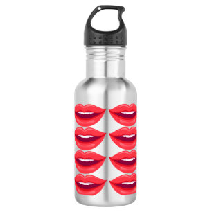 Thirsty Red Lips 532 Ml Water Bottle