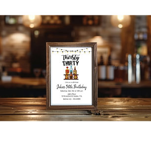 Thirsty Thirty Birthday Invitation