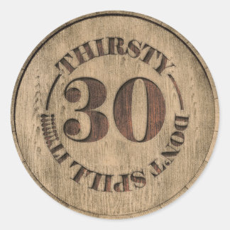 Thirsty Thirty Stickers