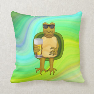 Thirsty Turtle Cushion