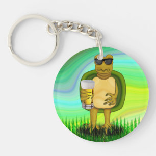 Thirsty Turtle Key Ring