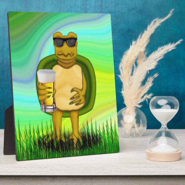 Thirsty Turtle Plaque (Side)