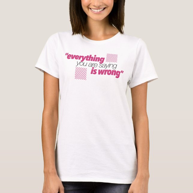 #ThirstyWear - 'Everything you say' New Vest T-Shirt (Front)
