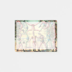 Thirteen Men Doing Acrobatics Post-it Notes