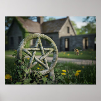 Thirteen Symbols: The Pentacle Poster Print