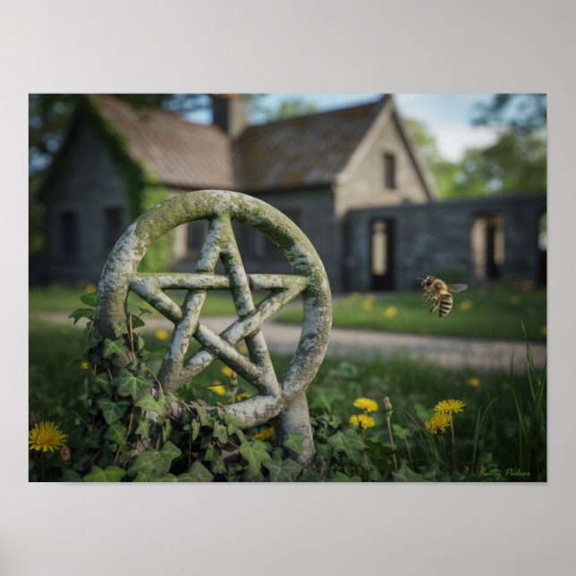 Thirteen Symbols: The Pentacle Poster Print (Front)