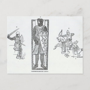 Thirteenth-century armour postcard