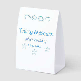 thirty and beers blue star spanish birthday name 