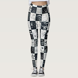 Thirty, Biomorphic Abstraction - Kandinsky Leggings