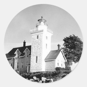 Thirty Mile Point Lighthouse Classic Round Sticker