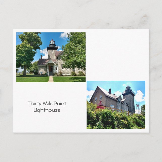 Thirty Mile Point Lighthouse Postcard (Front)