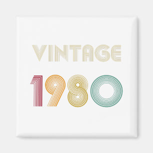 thirty nine years 39th Birthday Gift Vintage 1980 Magnet