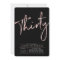 Thirty | Rose Gold & Black 30th Birthday Party