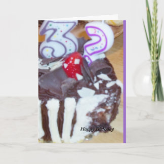 Thirty something birthday card