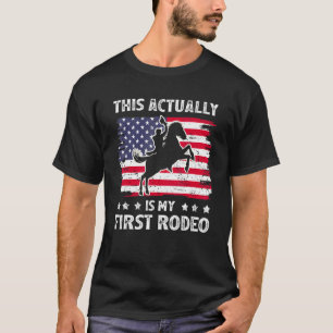 This Actually My First Rodeo Retro Western Country T-Shirt