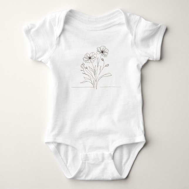 This adorable baby bodysuit (Front)