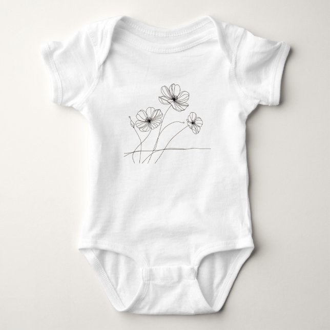 This adorable baby bodysuit  (Front)