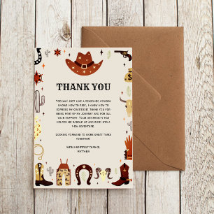 This Ain't My First Rodeo Boys Thank You Card