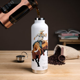 This ain't my first RODEO : Bull rider Water Bottle