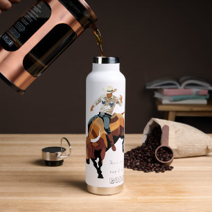 This ain't my first RODEO : Bull rider Water Bottle