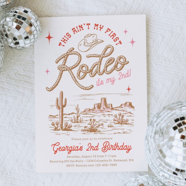 This Ain't My First Rodeo Invitation (Creator Uploaded)