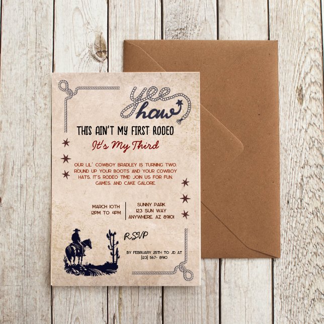 This Ain't My First Rodeo Its My Third Invitation (Creator Uploaded)