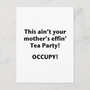 This Ain't Your Mother's Effin' Tea Party! Invitation Postcard