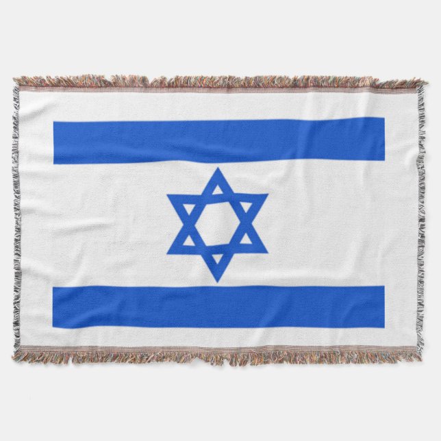 THIS AMERICAN SUPPORTS ISRAEL THROW BLANKET (Front)