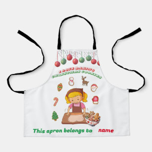 This apron belongs to. Christmas Apron