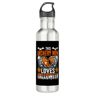This Archery Mum Loves Halloween 710 Ml Water Bottle