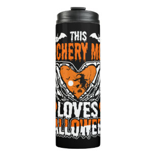 This Archery Mum Loves Halloween Thermal Tumbler