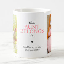 "This Aunt Belongs To" Custom Photo Collage