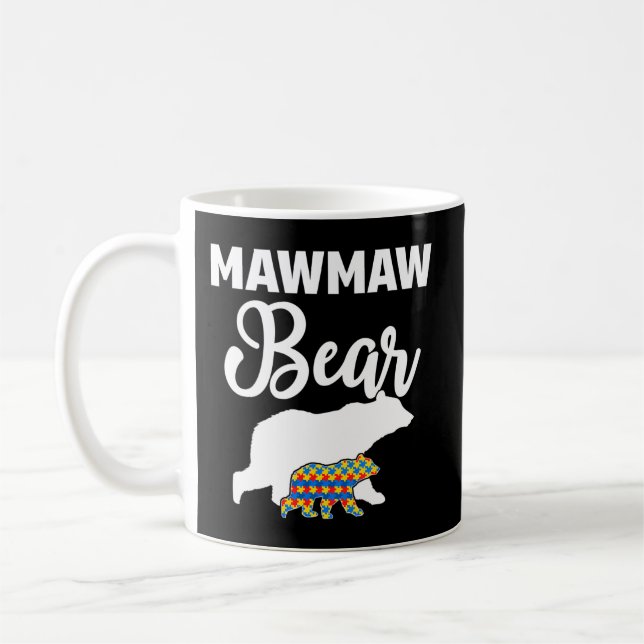 This autism awareness apparel featuring a quote Ma Coffee Mug (Left)