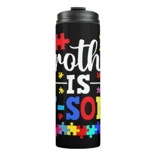 This autism awareness design is awesome for proud thermal tumbler