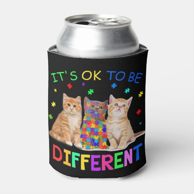 This Autism Awareness Support design makes a perfe Can Cooler (Can Front)