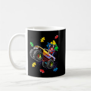 This autism awareness top features a puzzle piece coffee mug
