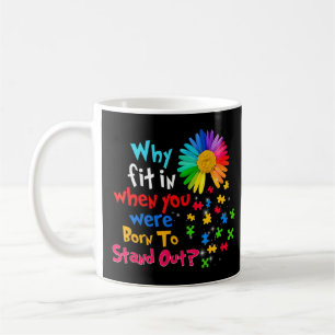 This autism spectrum disorder asd design for men w coffee mug