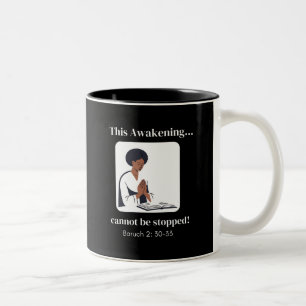 This Awakening Hebrew Israelite Design Two-Tone Coffee Mug