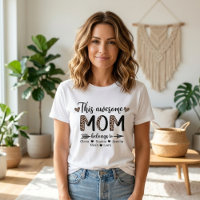 This Awesome Mum Leopard Family Names Style