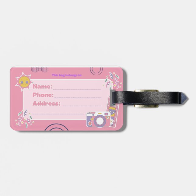 "This bag belongs to" tag (Back Horizontal)