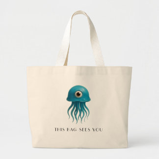 This Bag Sees You – Cyclops Jellyfish Tote Bag
