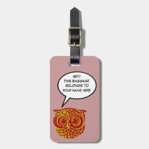 This Baggage Belongs To Luggage Tag