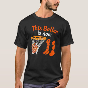 This Baller Is Now 11 Birthday Basketball Theme Bd T-Shirt