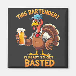 This bartender is ready to get blasted magnet