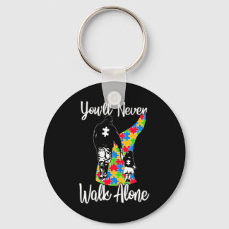 This beautiful design for a father and daughter gr key ring