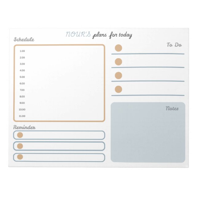 This beautifully designed notepad turns your every (Front)