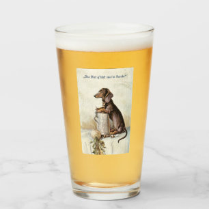 This beer belongs to my master! glass