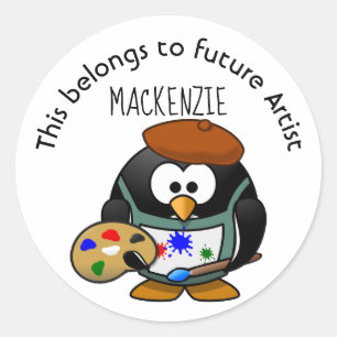 This belongs to future Artist Classic Round Sticker