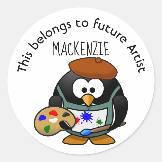 This belongs to future Artist Classic Round Sticker (Front)